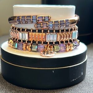 Elegant Multi-Color Bracelet Set